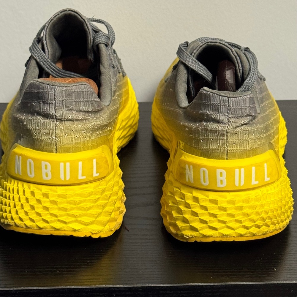 Nobull Gradient Ripstop Runners Dark Gray/Lemon D… - image 7